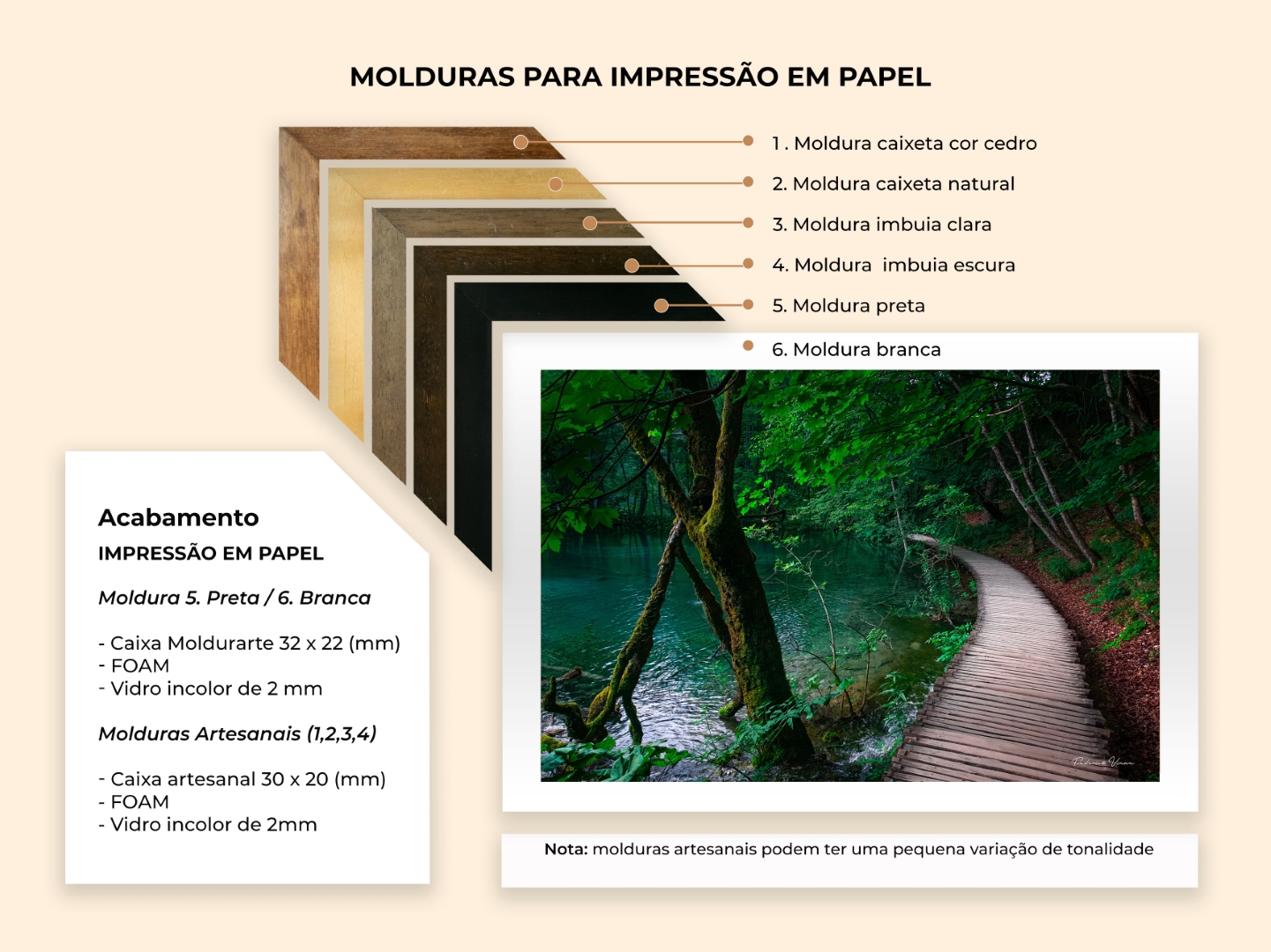 Molduras para Papel Fotográfico